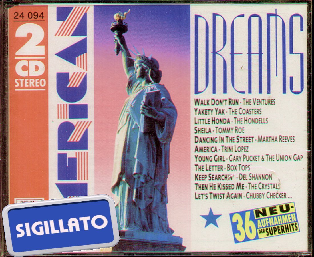 COMPILATION " AMERICAN DREAMS " 2 CD SIGILLATO 4006408240945 DELTA DIGITAL 1993