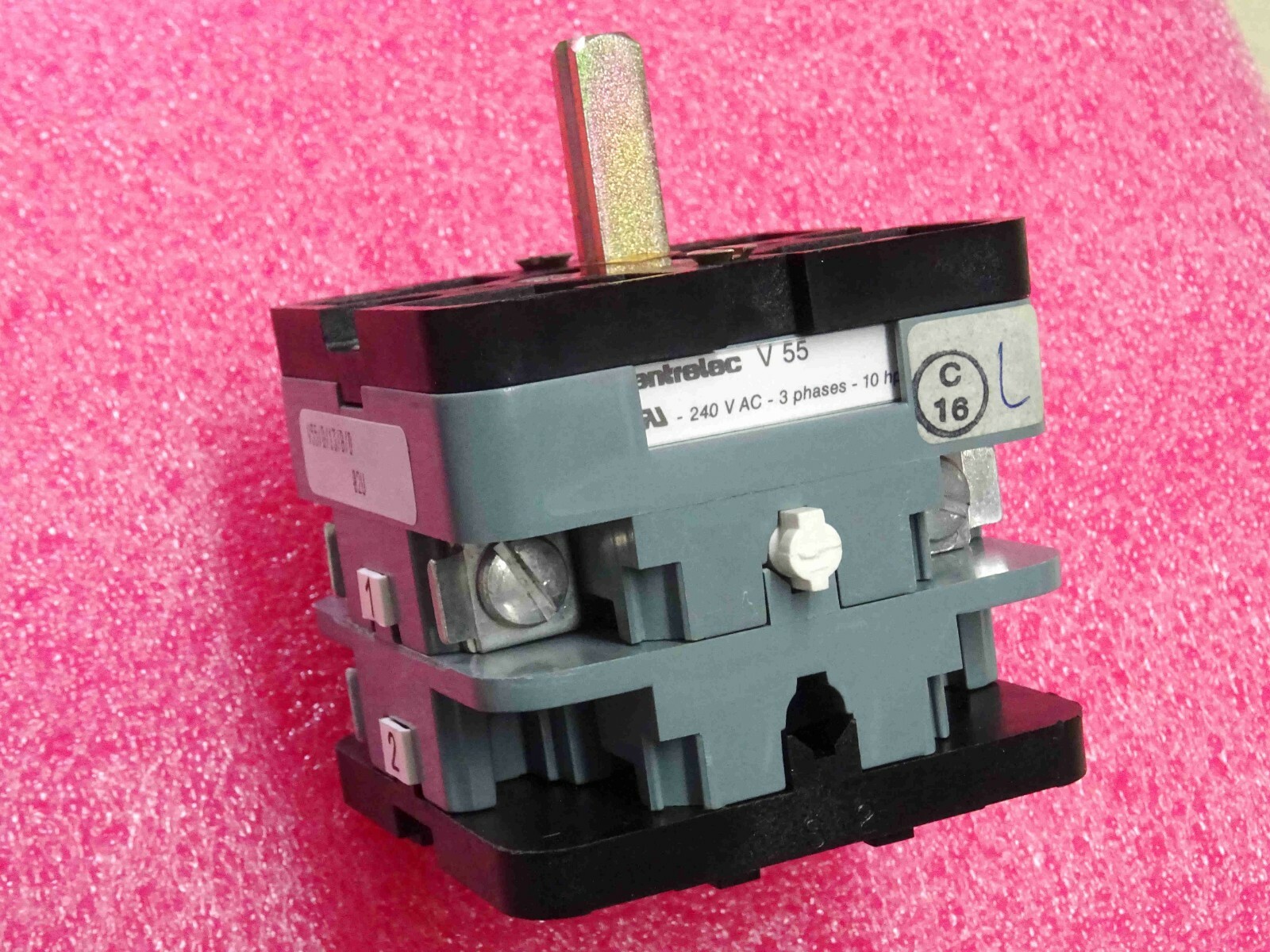 Commutateur typeV 2positions Entrelec V55 inverseur triphasé 55A 240v