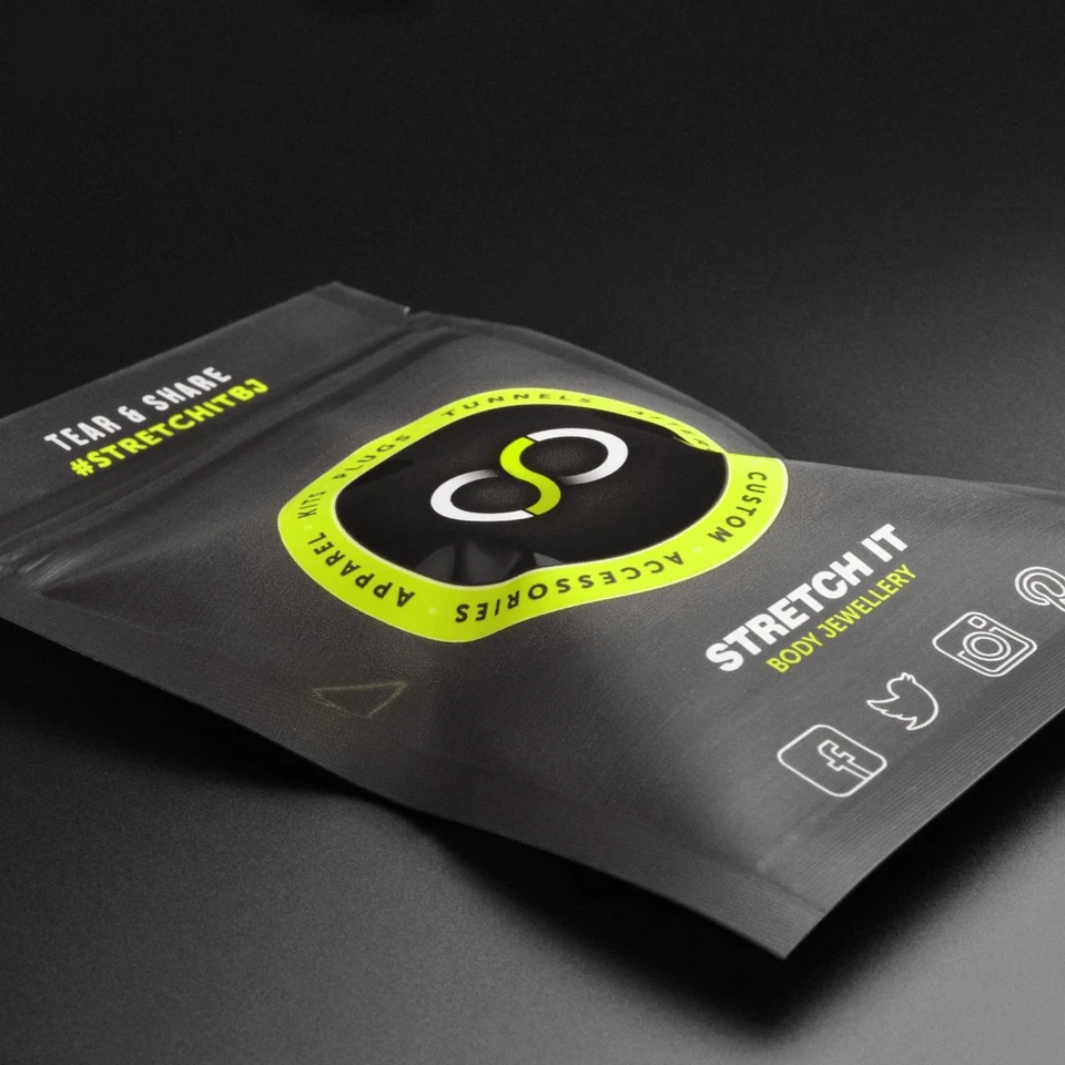 Silicona Negra sin Rosca Túnel Silicona Tapas Oreja Expansores - Imagen 3 de 3