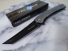 Tac-Force Sleek Tanto Assisted Open Pocket Knife 2 Way Pocket Clip Folder 2005GY