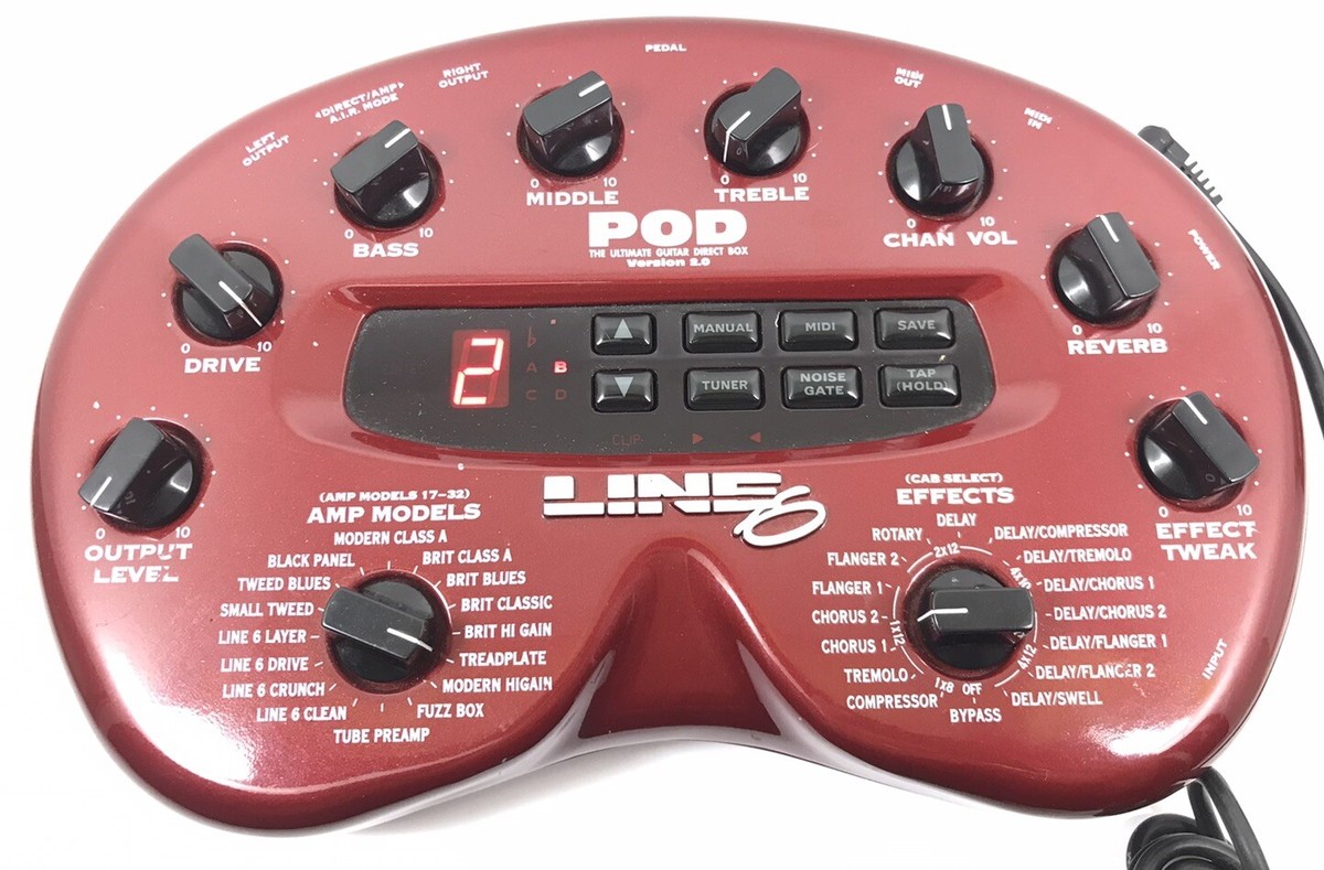 Line 6 Pod 2.0 Guitar Processor Line6 for sale online | eBay
