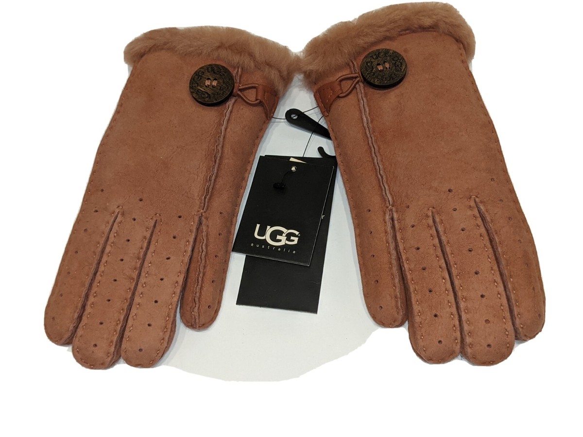 UGG® Australia SHEARLING Baily Gloves, Clay/Pink Small | eBay