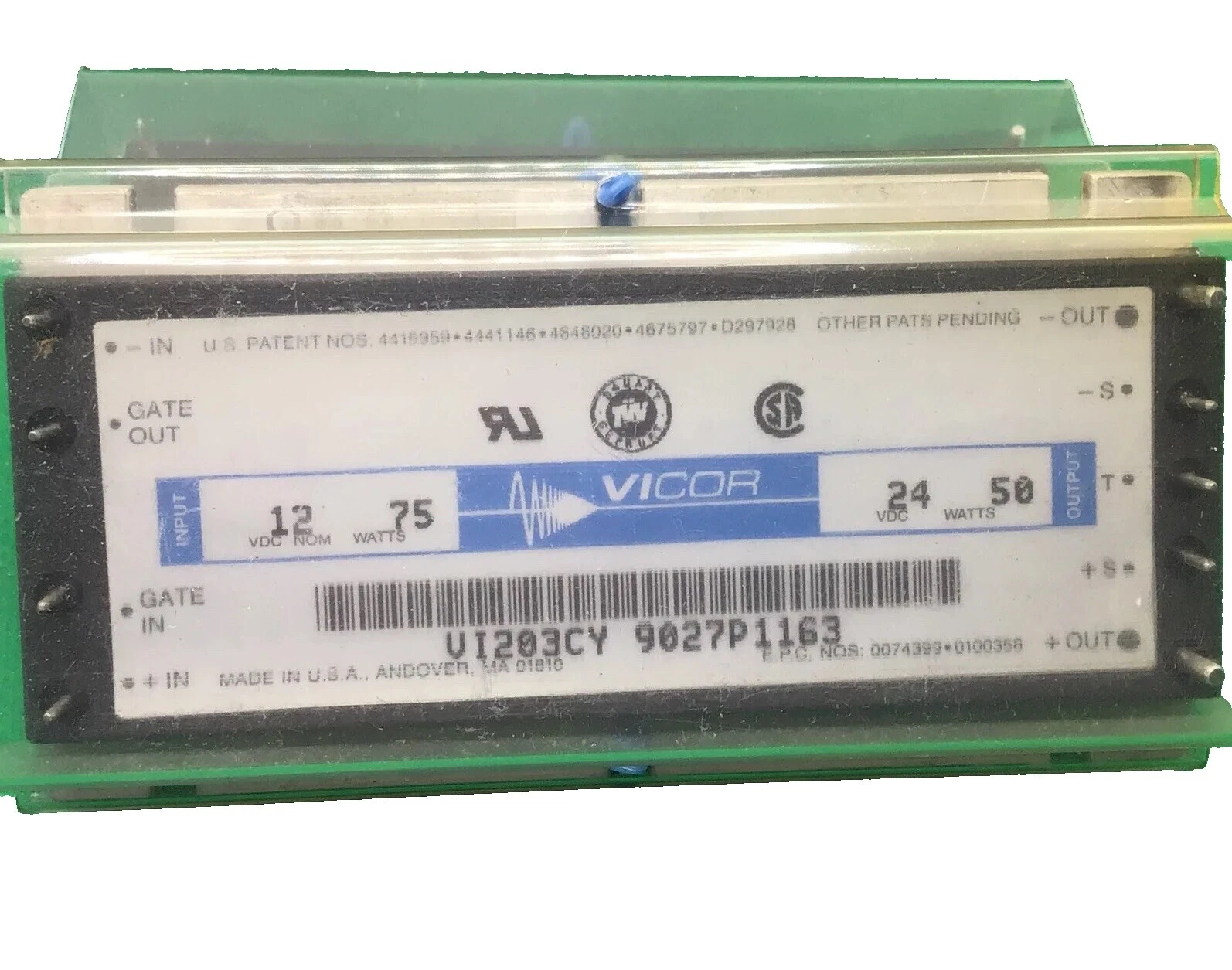 Equipo y suministros eléctricos Vicor