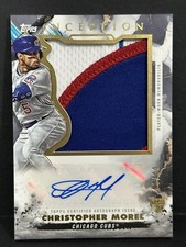 2023 Topps Inception MLB Cubs RC Christopher Morel RPA Jumbo Patch Auto /99