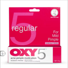 OXY 5 for Mild Acne Pimple Spot Control Treatment 5 Benzoyl Peroxide 10g
