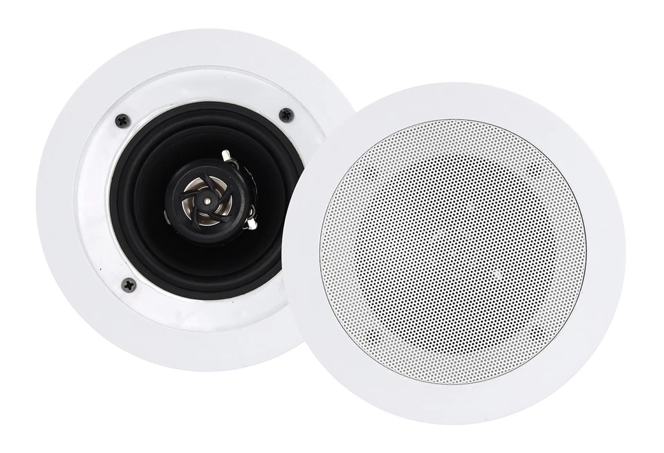 Rockville RCS180-6 70v Commercial Amplifier w/Bluetooth+(4) 4" Speakers in White - Image 3 of 4