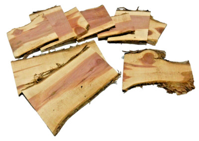 RED AROMATIC CEDAR Live Edge Mini SLABs 1/2'' Thick Kiln Dried 10lbs SHIPs FREE!
