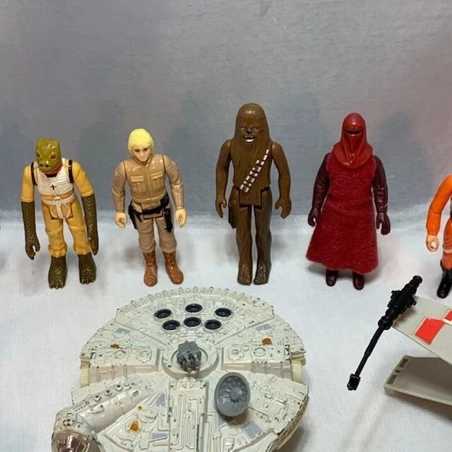 Lote de 12 Figuras Diecast Star Wars Años 70 80 De Colección Luke Chewbacca Leia Foto 3 de 4