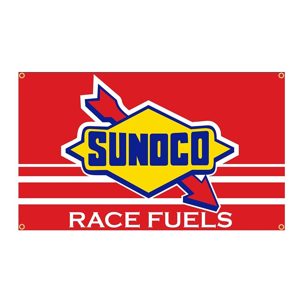 large banner flag 3x5ft [SUNOCO RACE FUELS]garage room decora 12480 | eBay