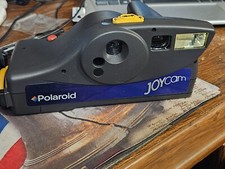 POLAROID Silver Joycam Instant Film Camera w/ Flash Great Condition - Untested
