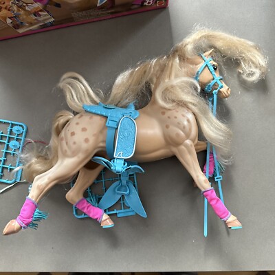 Barbie Sun Runner Vintage 1989 Mattel - Cheval Western Fun Avec Accessoires - Mexique
