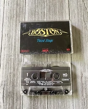 Boston Third Stage Cassette Tape 1986 MCA Records Expandable Inlay