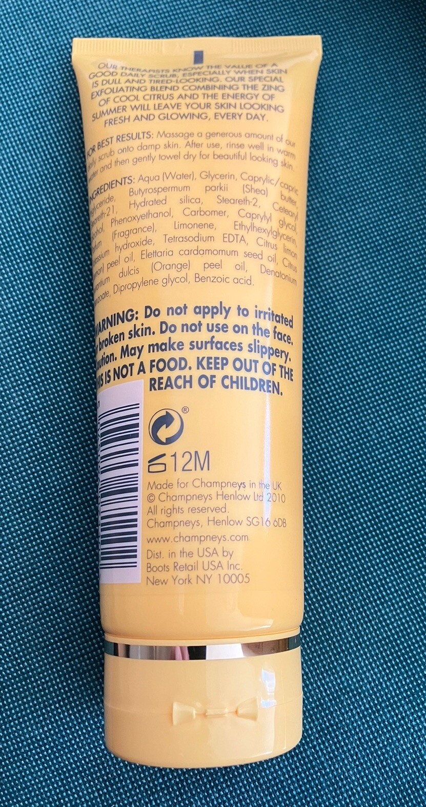 Champneys Citrus Blush Enlivening Daily Scrub 250ml New Discontinued eBay