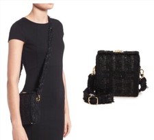 Simone Rocha Tweed Crossbody Bag Msrp $889 (uc)