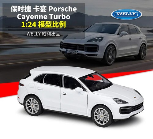 WELLY 1:24 Porsche Cayenne Alloy Car Model Diecasts Vehicles Toy Car Collection - Picture 10 of 22