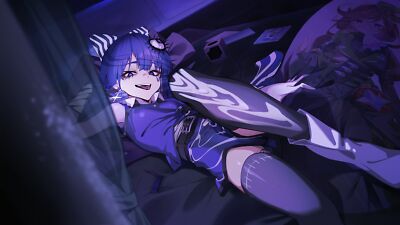Anime girls mahou shoujo magical destroyers looking at playmat gaming mat