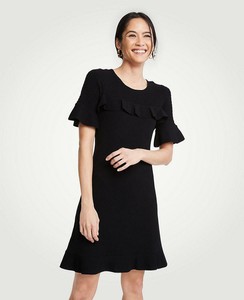 black sweater dress petite