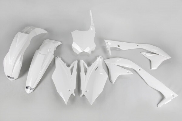 Kit Kunststoffverkleidungen Kawasaki KXF 450 2016 - 2017 Ufo Plast Weiß-image