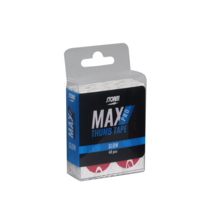 2 PACK Storm Max Pro Slow Red Pre-Cut Bowling Thumb Tape Pack  