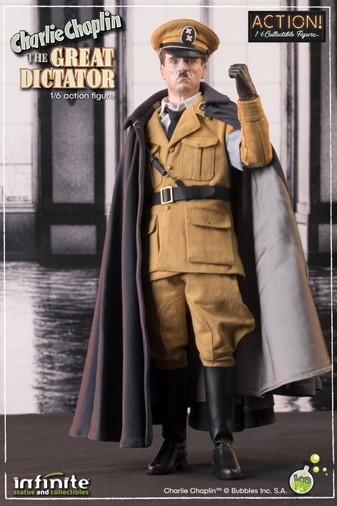 1/6 Scale Charlie Chaplin The Great Dictator Deluxe Version