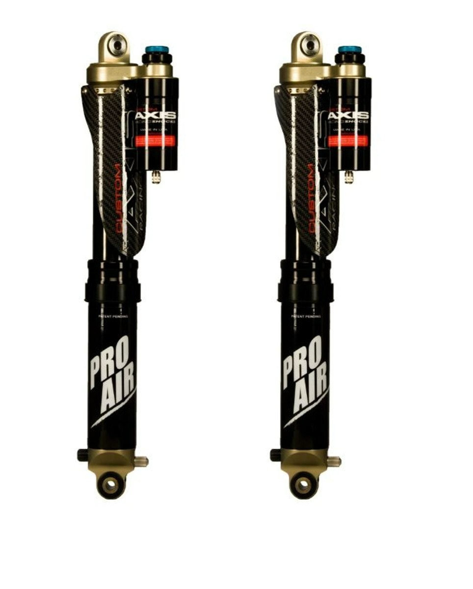 Custom Axis Pro Air Front Shocks Dual Adjust Suzuki LT-R450 LTR