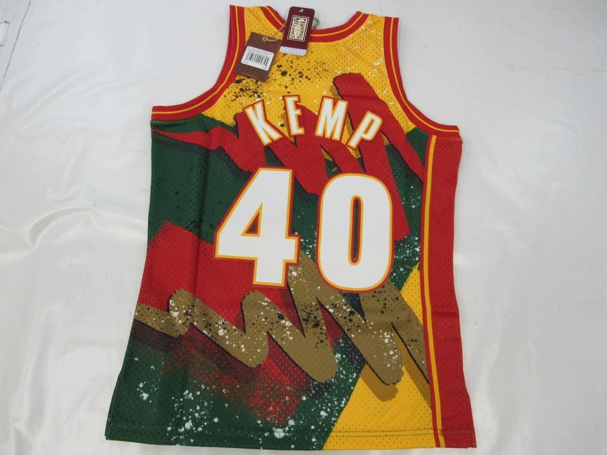95-96 Shawn Kemp #40 Supersonics Mens Mitchell & Ness Swingman