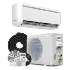 18000 BTU Mini Split Air Conditioner COOL HEAT PUMP Wifi System Ductless Kit