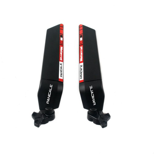 Specchio retrovisore Winglet ala girevole per DUCATI 899 1199 1299 959 Panigale V2 V4 - Foto 6 di 28