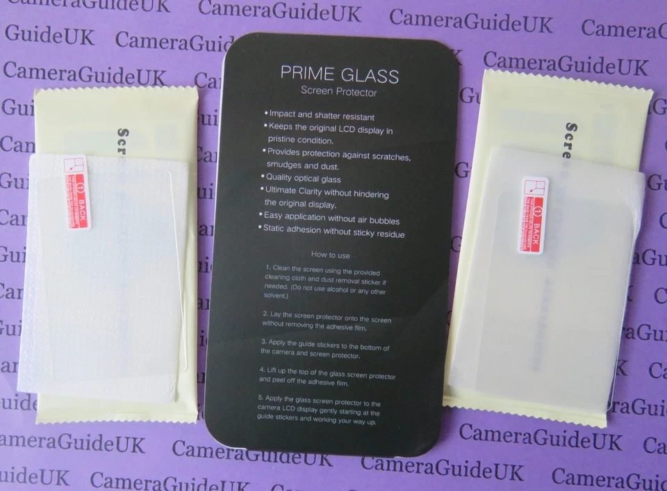 2 LCD Optical Tempered Glass Screen Protector for Canon EOS R10 Digital Cameras - Image 2 of 4