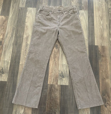LEVI  S Vintage 517 1523 Corduroy Pants Brown Boot Cut actual Size W32 L29.5