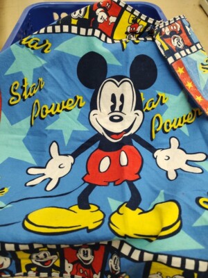 Vintage Disney Mickey Mouse Star Power Bandana 18