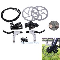 Mountain Bike Road Bicycle 160mm Rotors Disc Brake Caliper Levers Cable Set Kit on sale Mountain Bike Road Bicycle 160mm Rotors Disc Brake Caliper Levers Cable Set Kit on sale