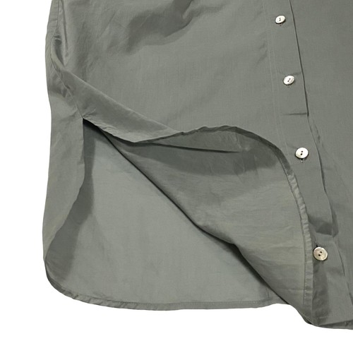 VINCE Women's Blouse M Sea Stone Casual Pocket Stitch Button Down Shirt $295 - Picture 7 of 12