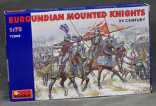 MiniArt 72006 Burgundian Mounted Knights XV Century Figures 1/72 Soldiers