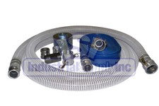 Suction Hose  PVC Clear Flexible  3" x 20 FT  Fits Honda  100FT Blue