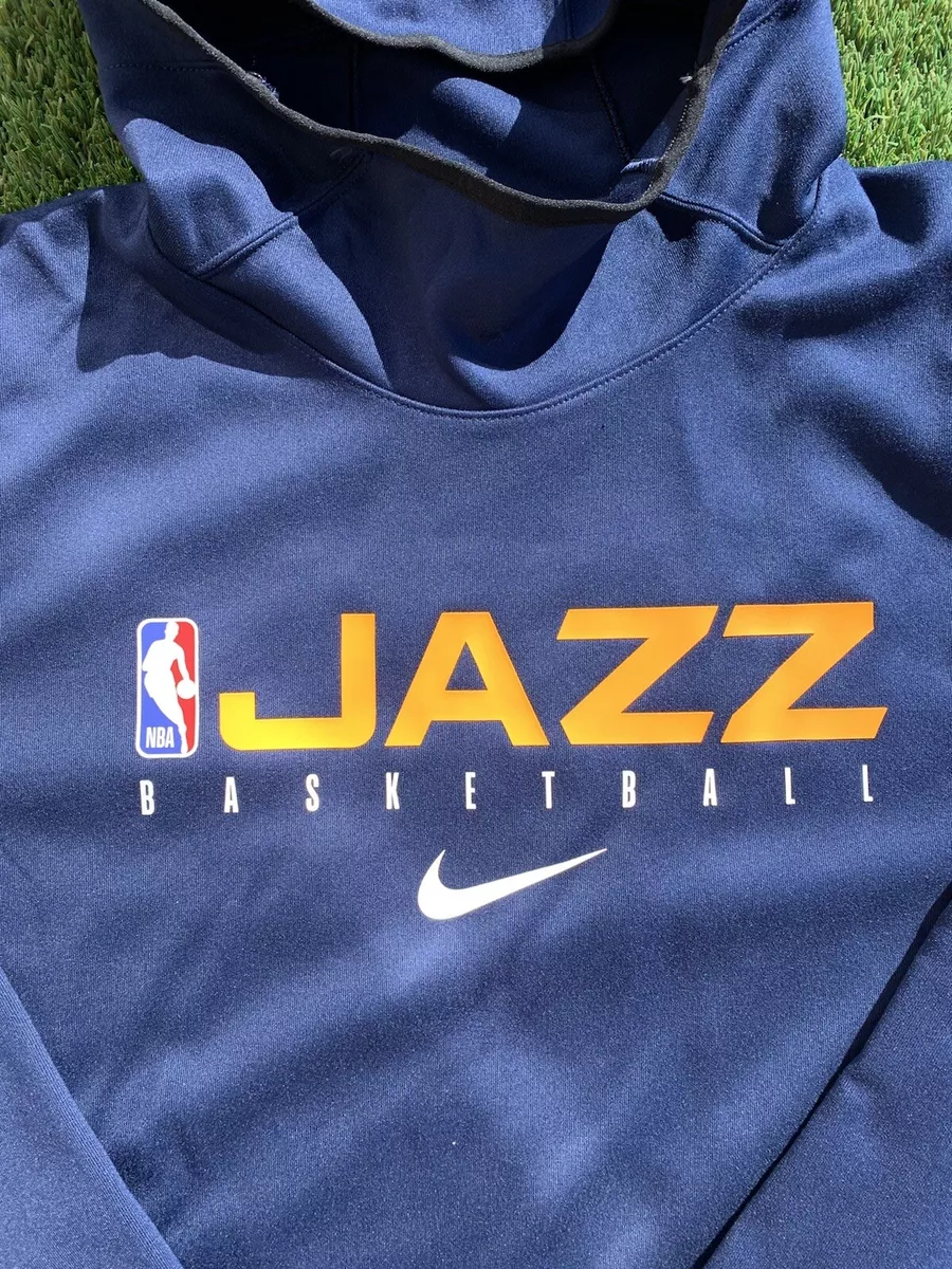 Utah Jazz Nike Youth 2019/20 City Edition Club Pullover Hoodie - Red