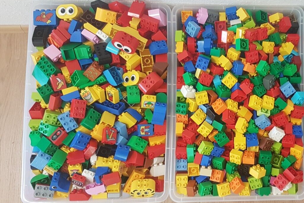 Lego Duplo • 50 mattoncini • mattoncini • misti colorati