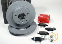 Zimmermann Bremsscheiben 264 Mm BremsbeläGe Hinten FüR Opel Astra G