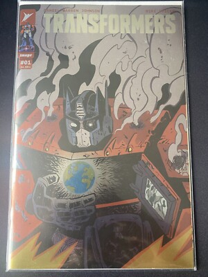 TRANSFORMERS #1 JUNI BA EXCLUSIVE FOIL COVER