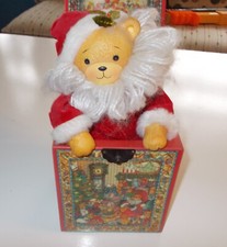 Enesco Lucy Me Christmas Santa Jack in the Box Musical Numbered