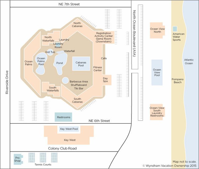 Wyndham Sea Gardens Fort Lauderdale area Pompano Beach FL 2 bdrm Jul