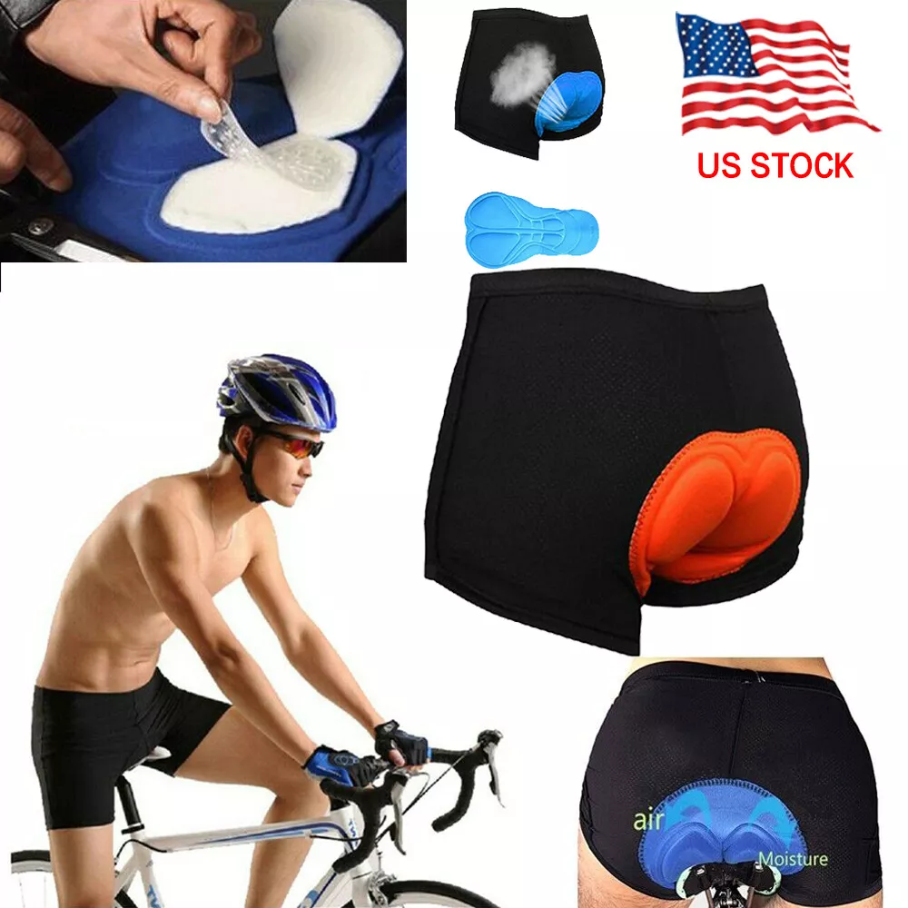 Men Women Cycling Shorts Bike Bicycle Cycling Underwear 3D Padded Quick-Dry