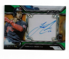 Francisco Lindor 2016 Topps Strata Auto #d 60/75