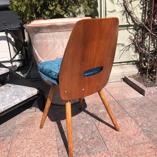 One of Vintage Bentwood Chair Mid Century František Jirák For Tatra - Picture 10 of 11