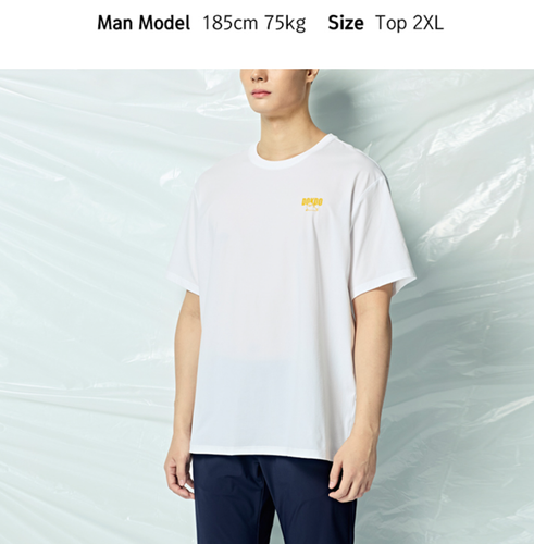 PGNC 25S/S Unisex Badminton T-Shirts Sportbekleidung Freizeit Oberteil Tee Off White DT-140 - Bild 5 von 9