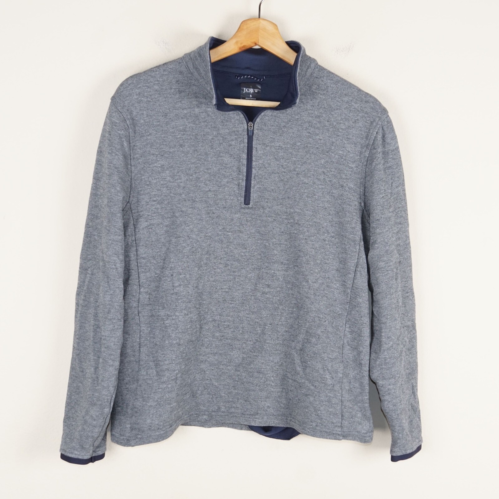 J Crew Performance Half ZIp Coolmax Pullover Gray… - image 1