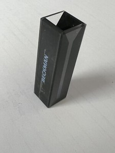 Beckman Spectrophotometer Cells, UV, Semi-Micro, Black Walled (Pack of 8)