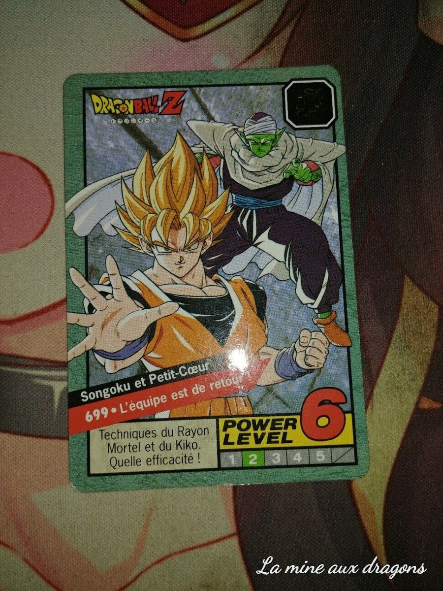 Carte Dragon Ball Z Carddass Grand Combat 699 Power Level Super