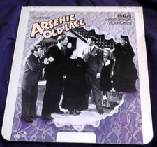 CED VIDEODISC ARSENIC AND OLD LACE CARY GRANT 1983 CAPACITANCE ELECTRONIC DISC