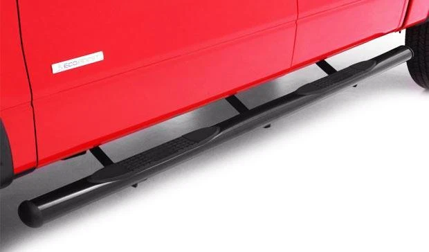 Lund 23676131 4" OVAL Straight Black Side Nerf Bars FOR Nissan Titan King Cab Foto 2 de 3